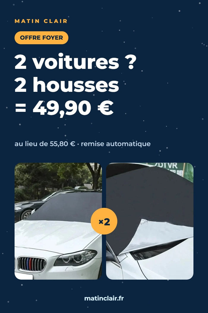 Offre foyer : 2 housses pour 49,90 €