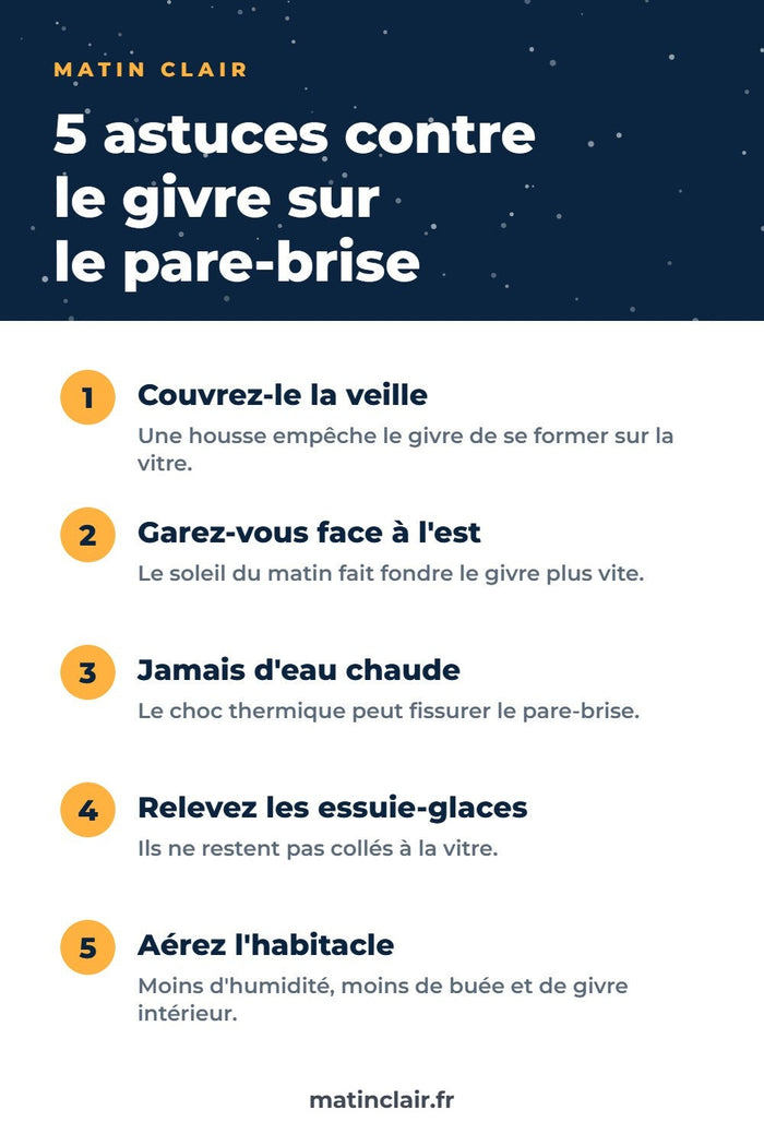 5 astuces contre le givre