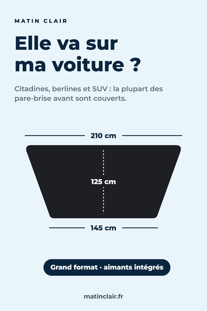 Dimensions de la housse